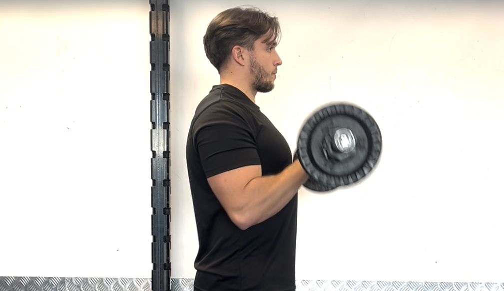 EZ Bar Reverse Curl