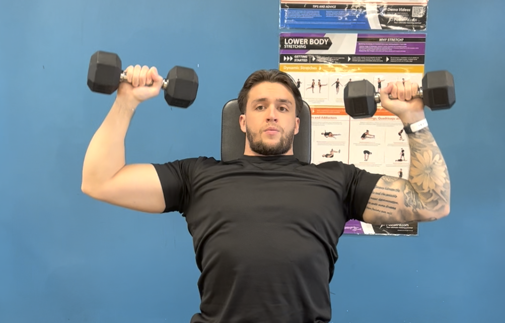 Dumbbell Shoulder Press (Seated)