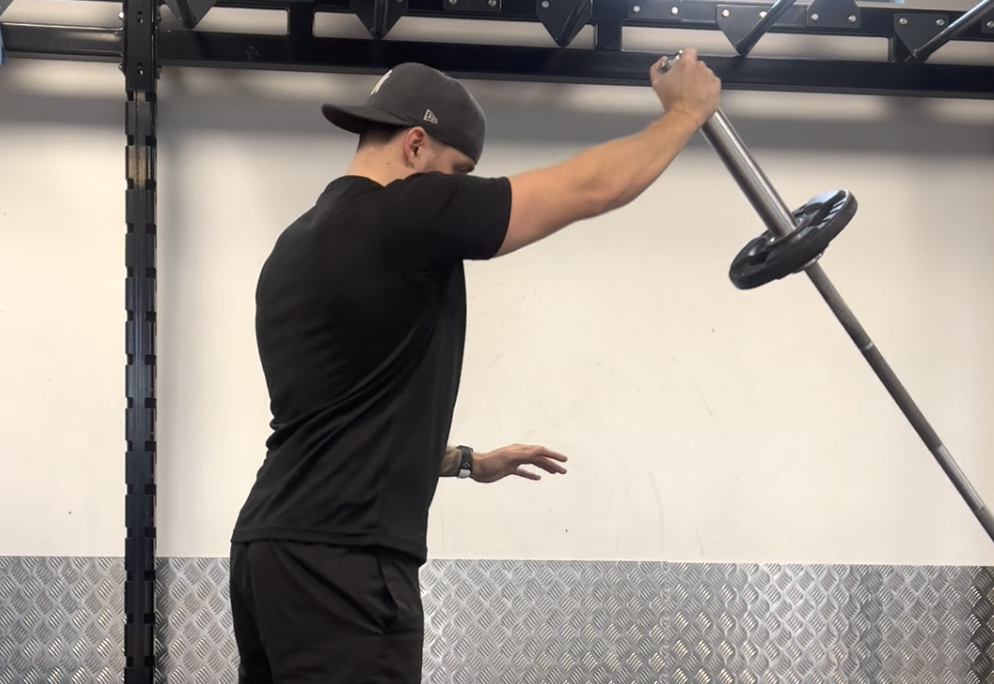 Landmine Single Arm Shoulder Press