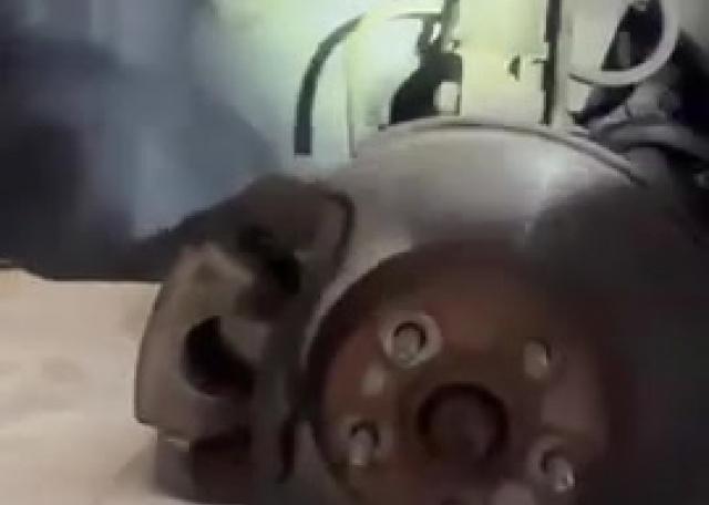 Damaged Shock Absorber