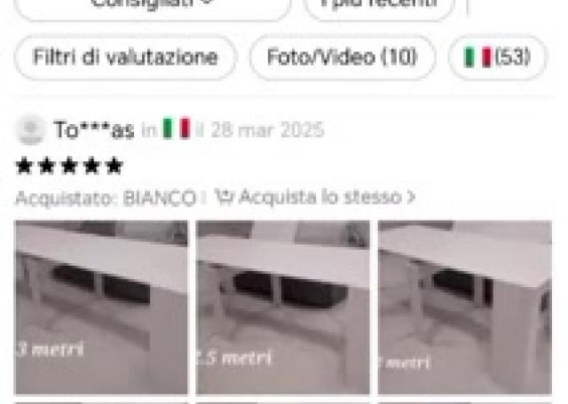 TAVOLO ALLUNGABILE TEMU