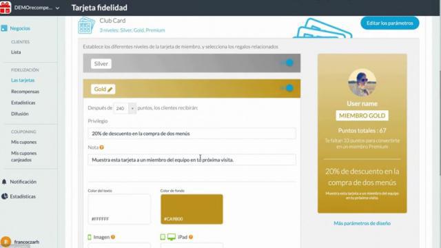 Admininstrador My App "Recompensas"