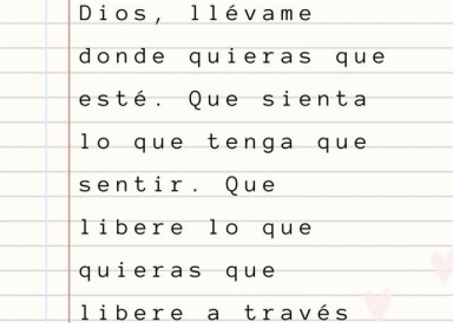 Dios llévame