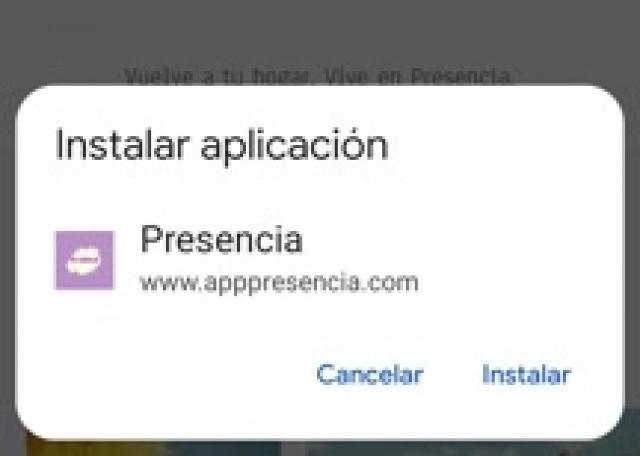 ¿Cómo añadir App Pr-esencia en tu pantalla de Inicio del móvil?