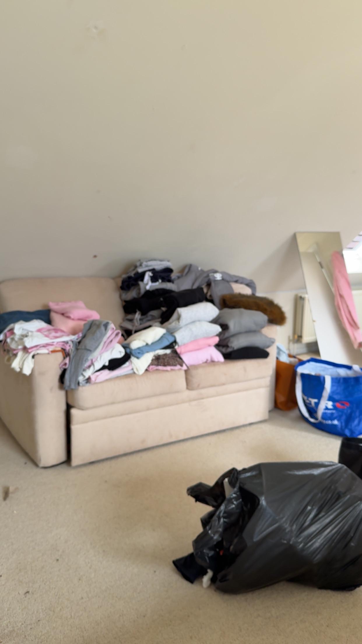 Room packing going good