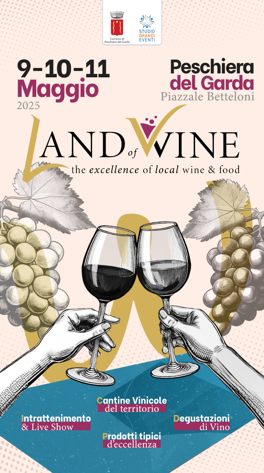 A Peschiera del Garda arriva Land of Wine!