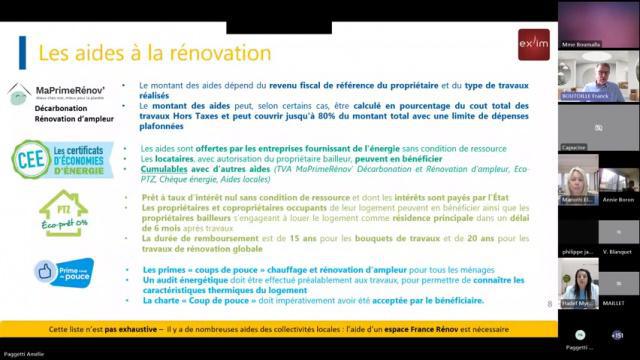 Retrouvez le webinaire sur la rénovation énergétique