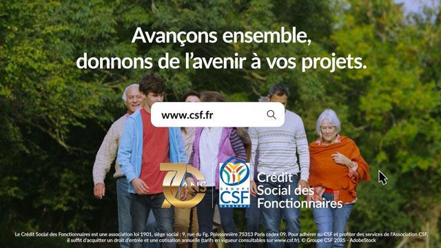 Depuis 1955, le Crédit Social des Fonctionnaires est votre association