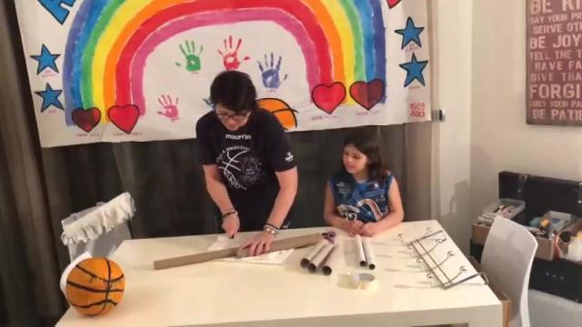 CREATIVE CLIP CHALLENGE n_2: CREA IL CANESTRO DEL MINIBASKET !!!