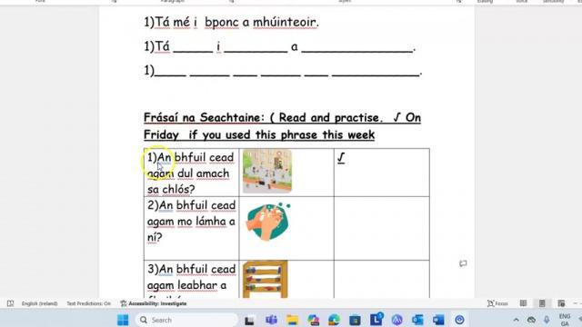 Frásaí na Seachtaine 30/9/3035