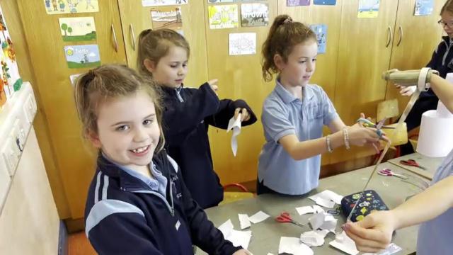 Science Week - paper tower challenge 